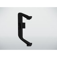 Уголок внутренний C-образный к профилю GOLA, черный (90 гр)