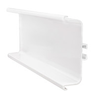 Профиль алюминиевый GOLA C-образный 5,5м, белый, (тип 3) AKS  60419