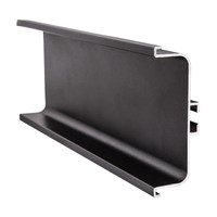 Профиль алюминиевый GOLA C-образный 5,5м, черный (тип 3) AKS 60966 (новый код 118129)