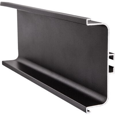 Профиль алюминиевый GOLA C-образный 5,5м, черный (тип 3) AKS 60966 (новый код 118129)