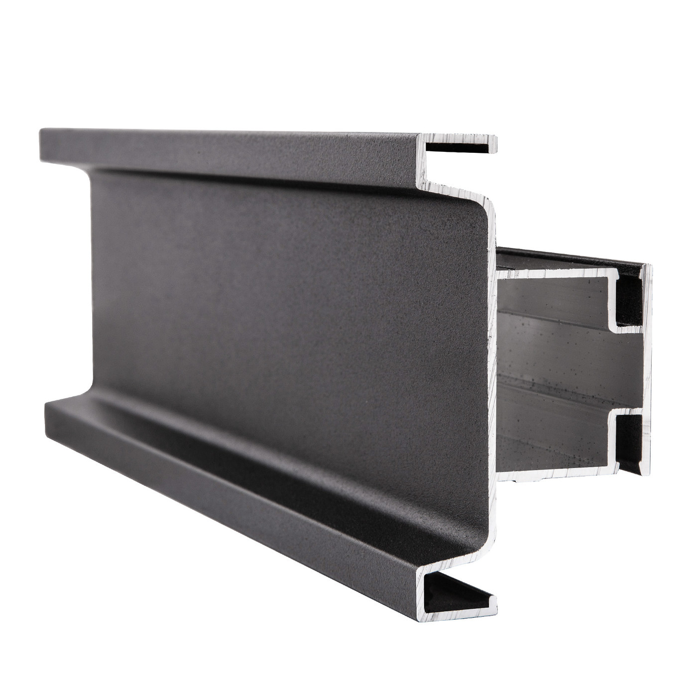 Профиль алюминиевый GOLA вертикальный средний 4,7м, черный, (тип 3) AKS  67676 (снят с пр-ва)