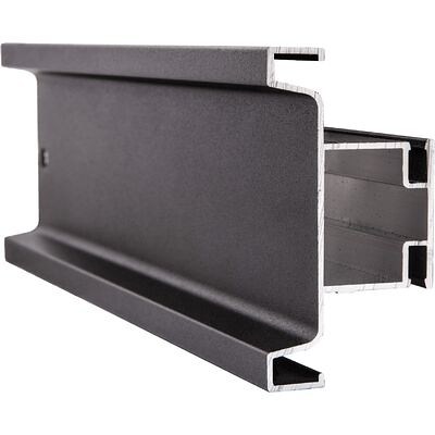 Профиль алюминиевый GOLA вертикальный средний 4,7м, черный, (тип 3) AKS  67676 (снят с пр-ва)