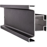 Профиль алюминиевый GOLA вертикальный средний 4,7м, черный, (тип 3) AKS  67676 (снят с пр-ва)