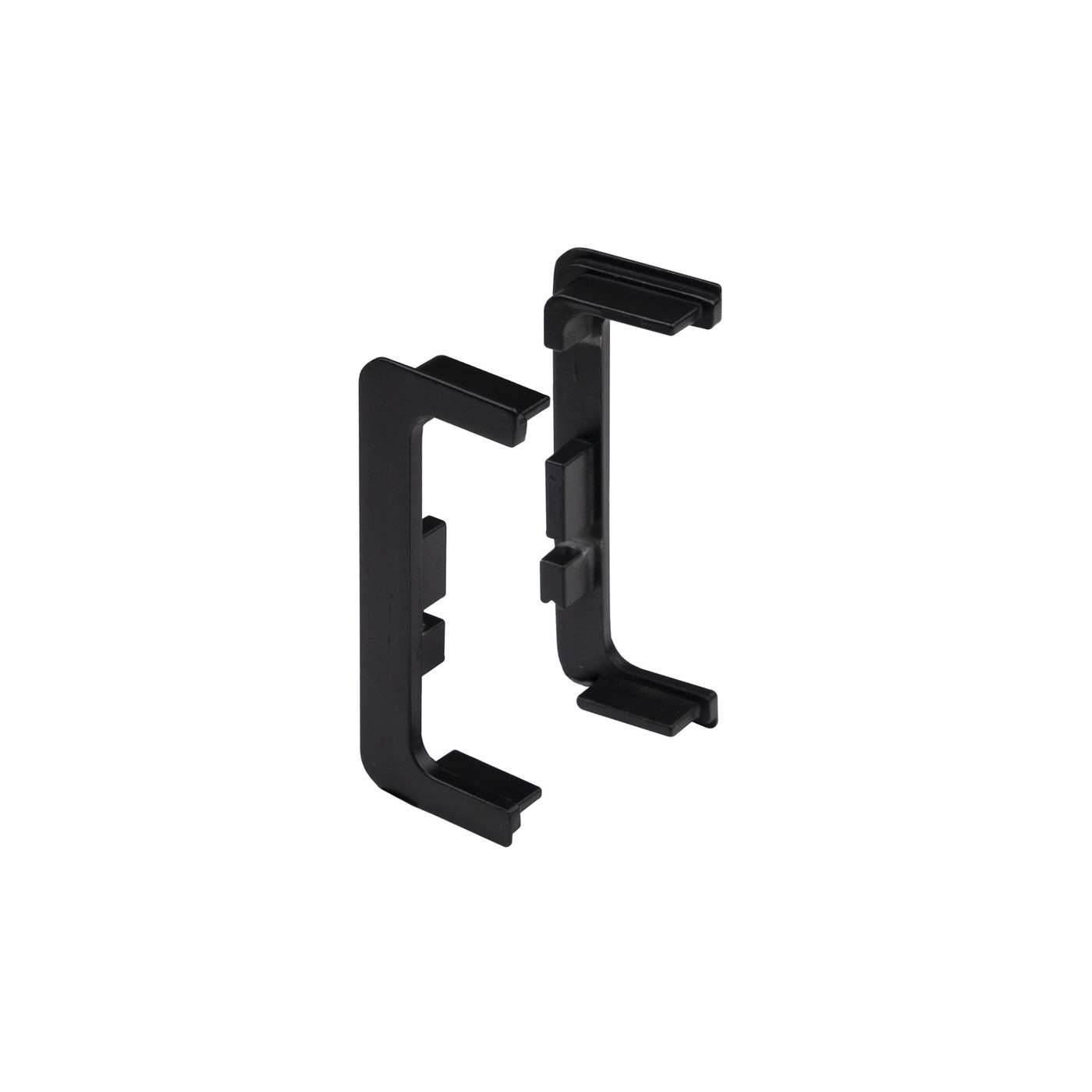 Комплект С-образных заглушек к профилю GOLA, черный (тип 3) AKS  67681