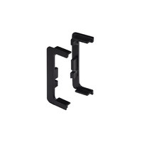 Комплект С-образных заглушек к профилю GOLA, черный (тип 3) AKS  67681