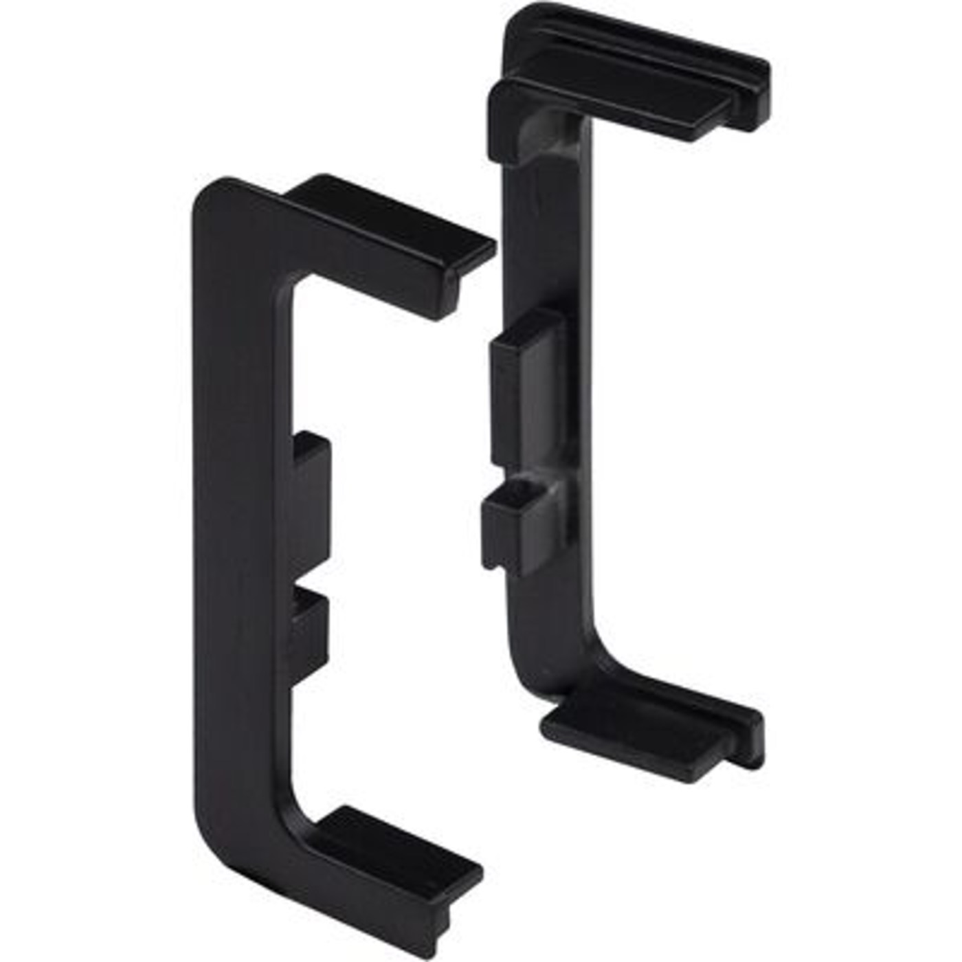 Комплект С-образных заглушек к профилю GOLA, черный (тип 3) AKS  67681