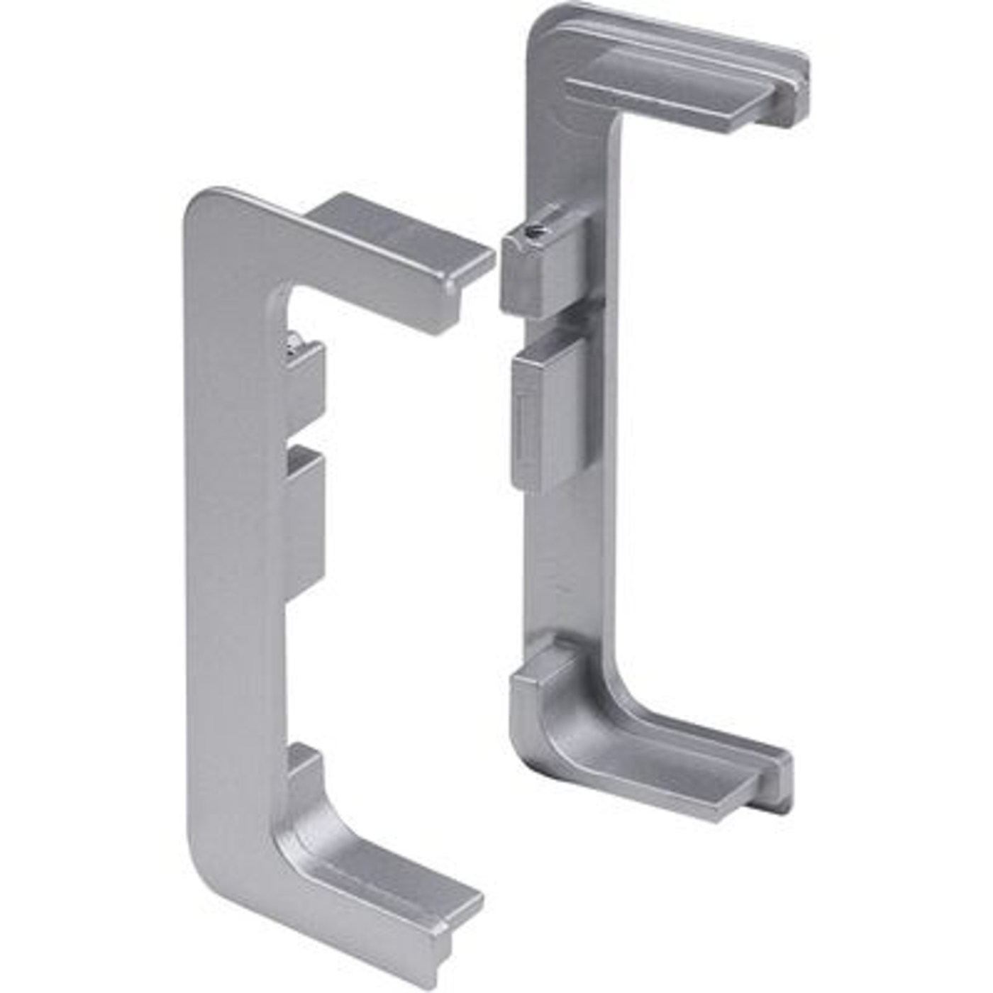 Комплект С-образных заглушек к профилю GOLA, серебро (тип 3) AKS  67682