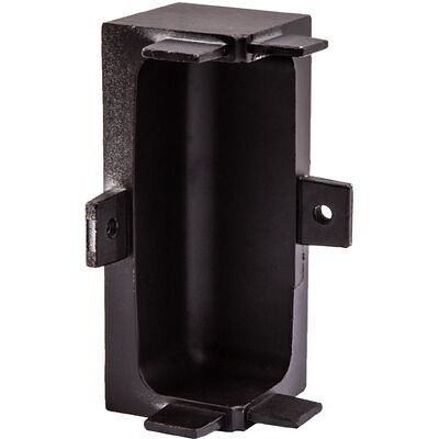 Уголок внутренний С-образный к профилю GOLA, черный (тип 3) AKS 67690