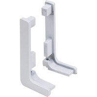 Комплект L-образных заглушек к профилю GOLA, белый (тип 3) AKS  67683