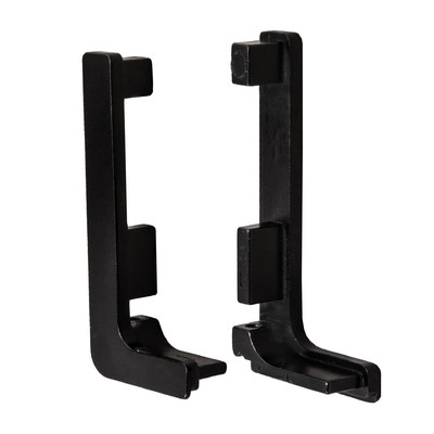 Комплект L-образных заглушек к профилю GOLA, серебро (тип 3) AKS 67685