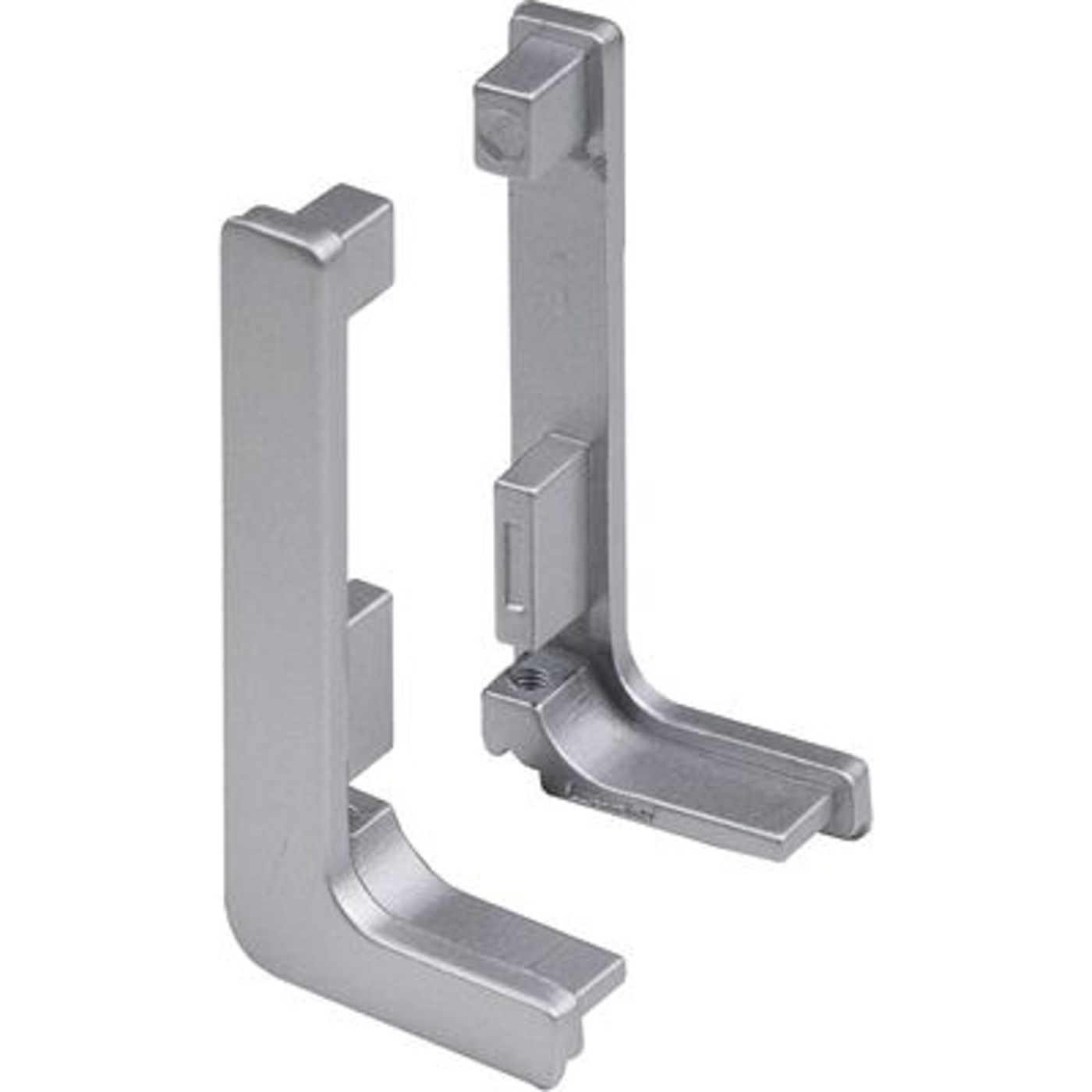 Комплект L-образных заглушек к профилю GOLA, серебро (тип 3) AKS 67685