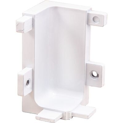 Уголок внутренний L-образный к профилю GOLA, белый AKS  67686