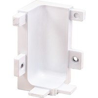 Уголок внутренний L-образный к профилю GOLA, белый AKS  67686