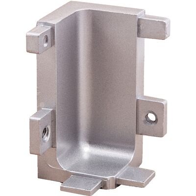 Уголок внутренний L-образный к профилю GOLA, серебро (тип 3) AKS 67688