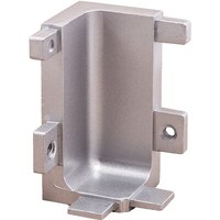 Уголок внутренний L-образный к профилю GOLA, серебро (тип 3) AKS 67688