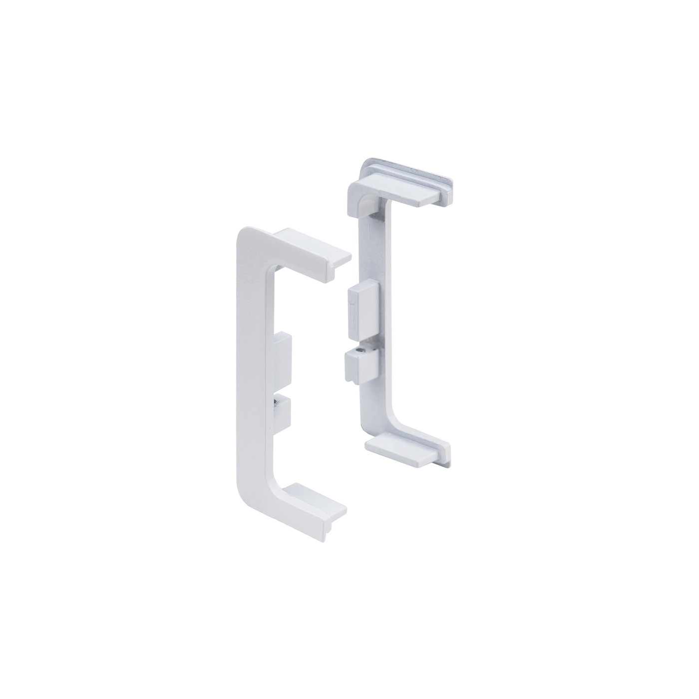 Комплект С-образных заглушек к профилю GOLA, белый (тип 3) AKS  67680