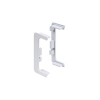 Комплект С-образных заглушек к профилю GOLA, белый (тип 3) AKS  67680