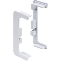 Комплект С-образных заглушек к профилю GOLA, белый (тип 3) AKS  67680