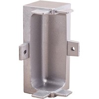 Уголок внутренний С-образный к профилю GOLA, серебро (тип 3) AKS  67691