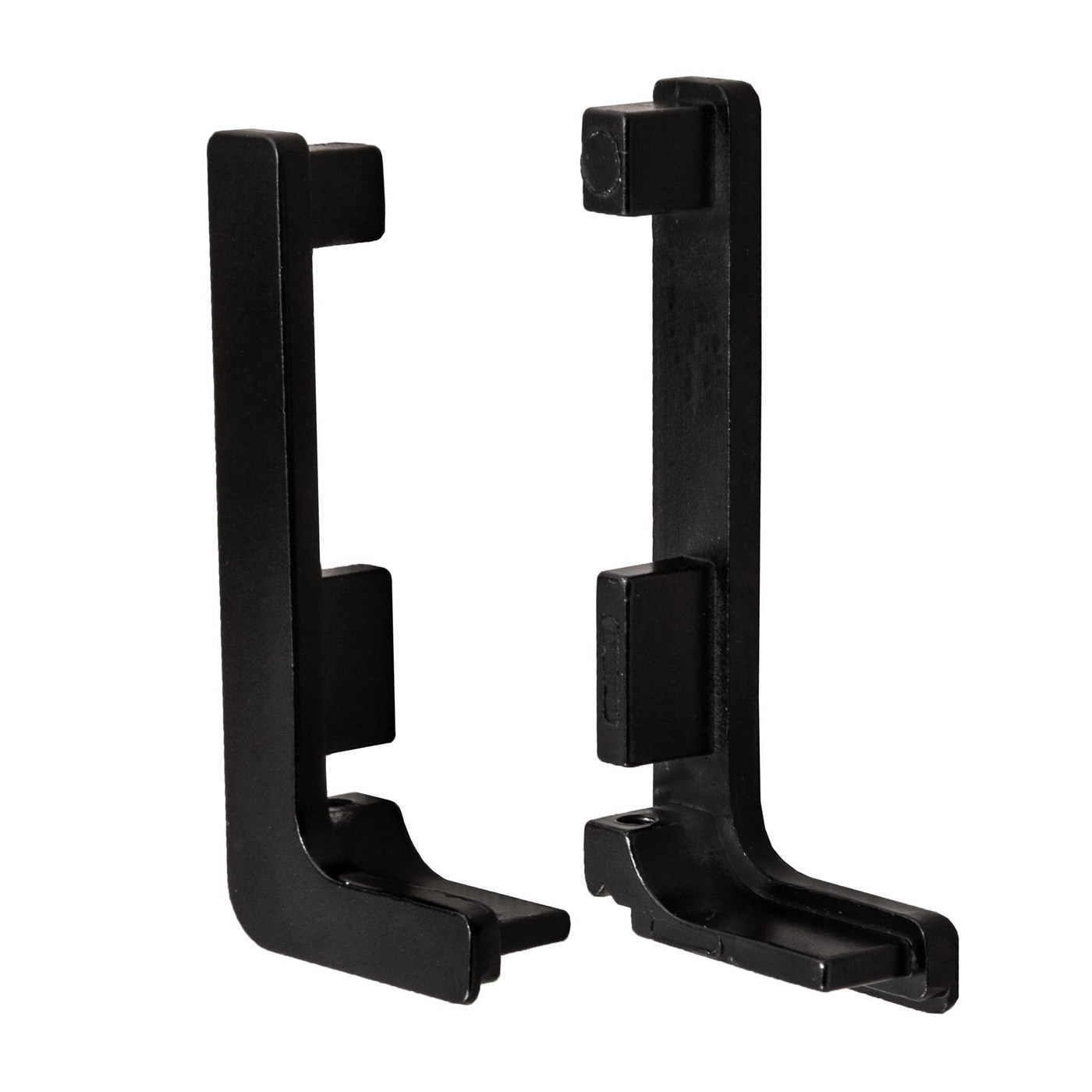 Комплект L-образных заглушек к профилю GOLA, черный (тип 3) AKS  67684