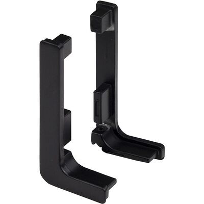 Комплект L-образных заглушек к профилю GOLA, черный (тип 3) AKS  67684