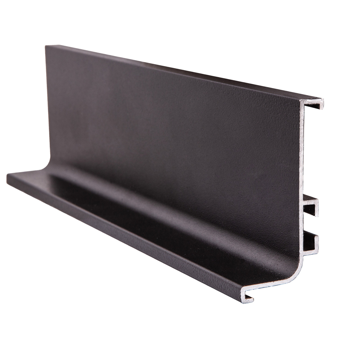 Профиль алюминиевый GOLA L-образный 5,5м, черный, (тип 3) AKS  60965 (нов.код 118124)