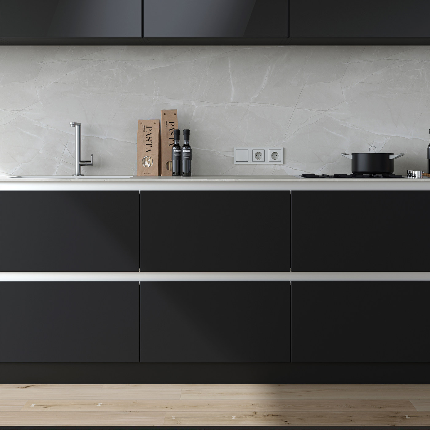 Профиль алюминиевый GOLA L-образный 5,5м, черный, (тип 3) AKS  60965 (нов.код 118124)