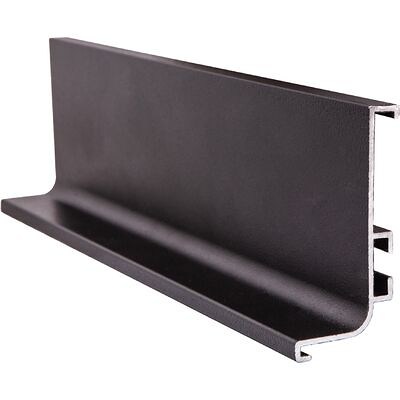 Профиль алюминиевый GOLA L-образный 5,5м, черный, (тип 3) AKS  60965 (нов.код 118124)