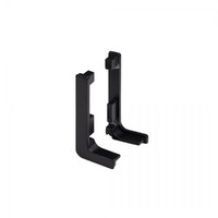 Комплект L-образных заглушек (левая+правая) к профилю GOLA черный AKS 67554