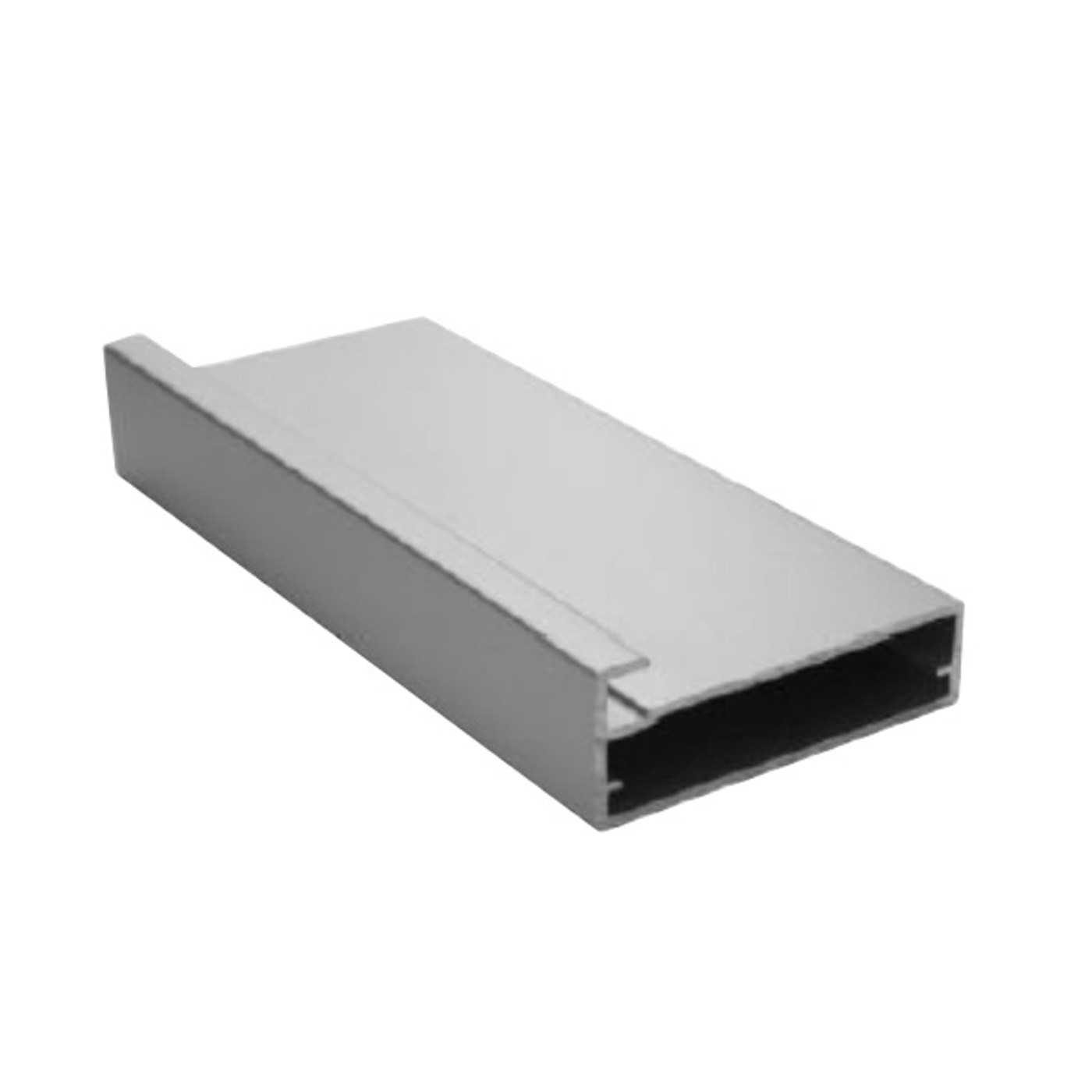 Профиль Z-9 для стеклянной двери L-6м анода, нат. AKS 36283