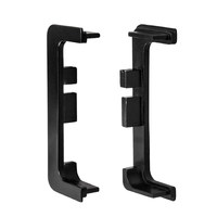 Комплект С-образных заглушек к профилю GOLA, браш золото (тип 3) AKS 95500