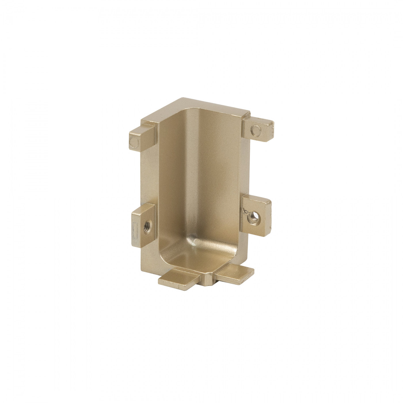 Уголок внутренний L-образный к профилю GOLA, брашированное золото (тип 3) AKS 95502