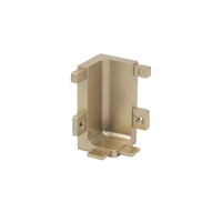 Уголок внутренний L-образный к профилю GOLA, брашированное золото (тип 3) AKS 95502