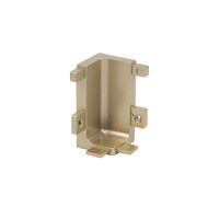 Уголок внутренний L-образный к профилю GOLA, брашированное золото (тип 3) AKS 95502