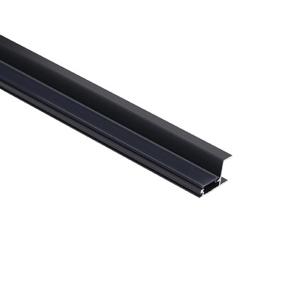 Профиль алюминиевый CAPELLA-3018B накладной с черным экраном, черный, ДСП 18мм, 2м AKS 105021