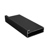 Профиль алюминиевый для рамочных фасадов Z-9 черный глянец (L-6000) АЛЮТЕХ AKS 87622