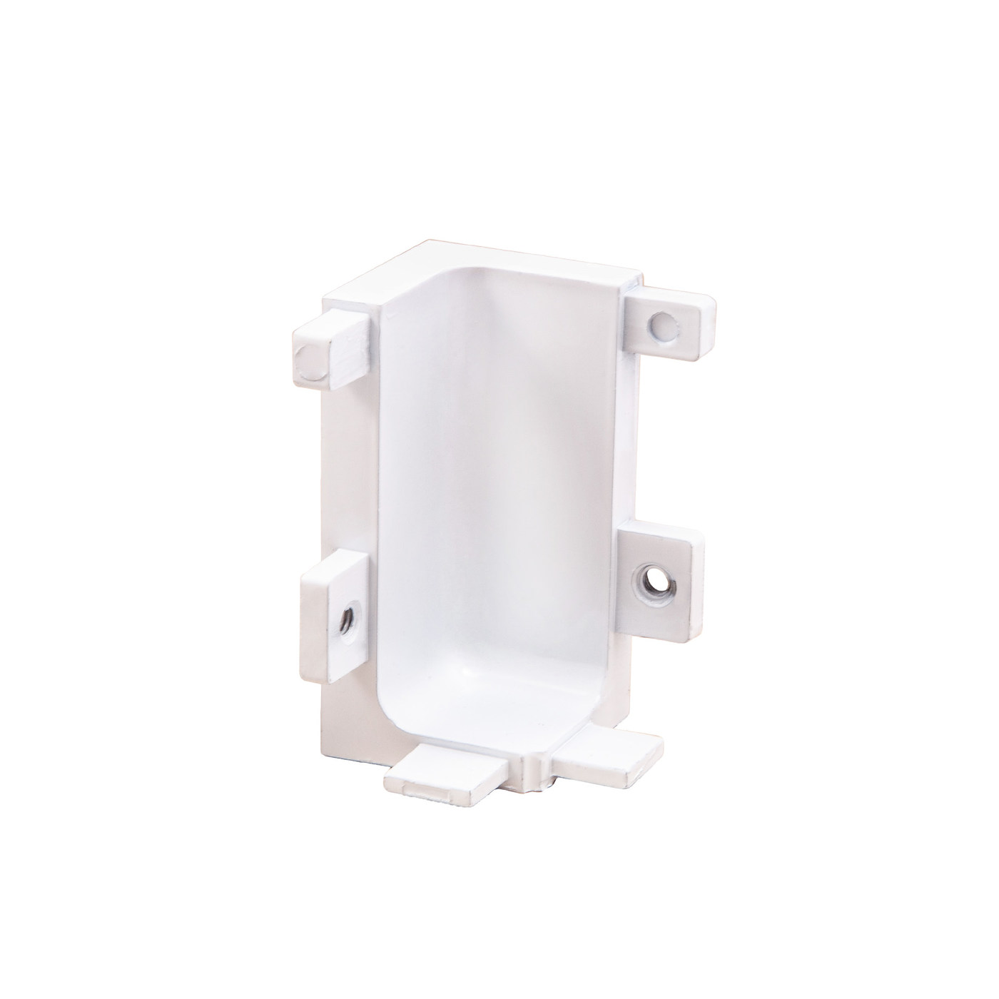 Уголок внутренний L-образный к профилю GOLA, белый матовый (аналог 67686) (тип 3) AKS 109166