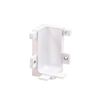 Уголок внутренний L-образный к профилю GOLA, белый матовый (аналог 67686) (тип 3) AKS 109166