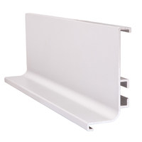 Профиль алюминиевый GOLA L-образный 5,5м, белый матовый, (тип 3) (аналог 60420) AKS 108242