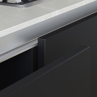 Профиль алюм. GOLA L-образный, 5.5м, черный AKS (тип 1) 118124 (стар.код 60965)