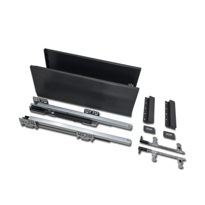 SlimBox EVA 167*450мм, с доводчиком, графит (уп1 шт) 3241