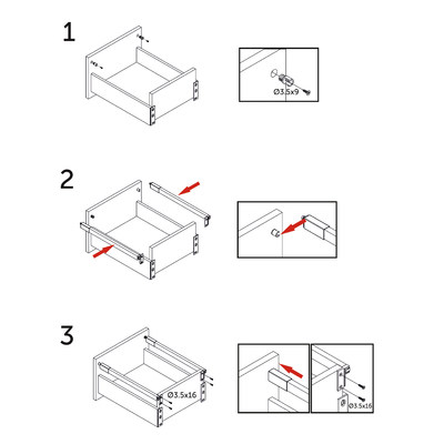Рейлинг к Slimbox L-400 графит AKS 53187 (нов.код 118281)(снят с пр-ва)