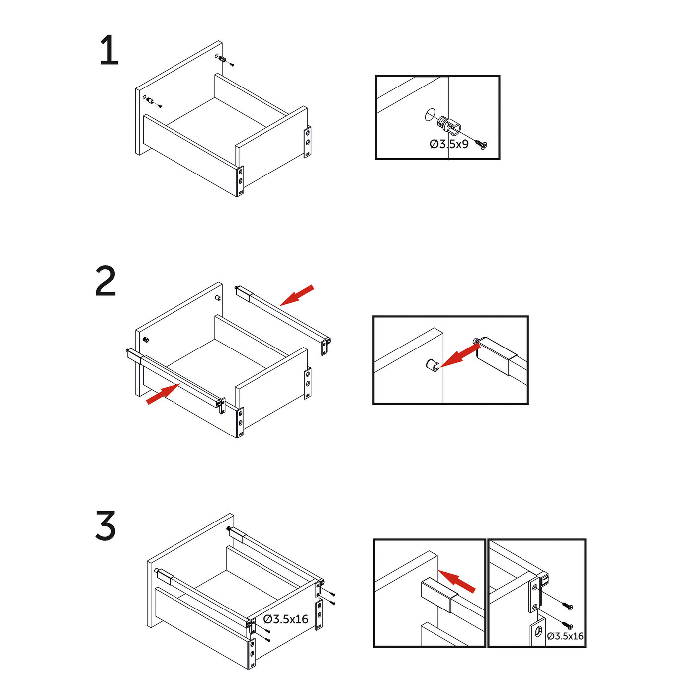Рейлинг к Slimbox L-400 белый AKS 53183