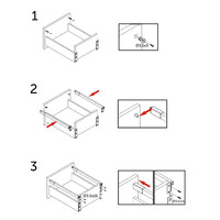 Рейлинг к Slimbox L-500 белый AKS 53185 (старый код 105118)