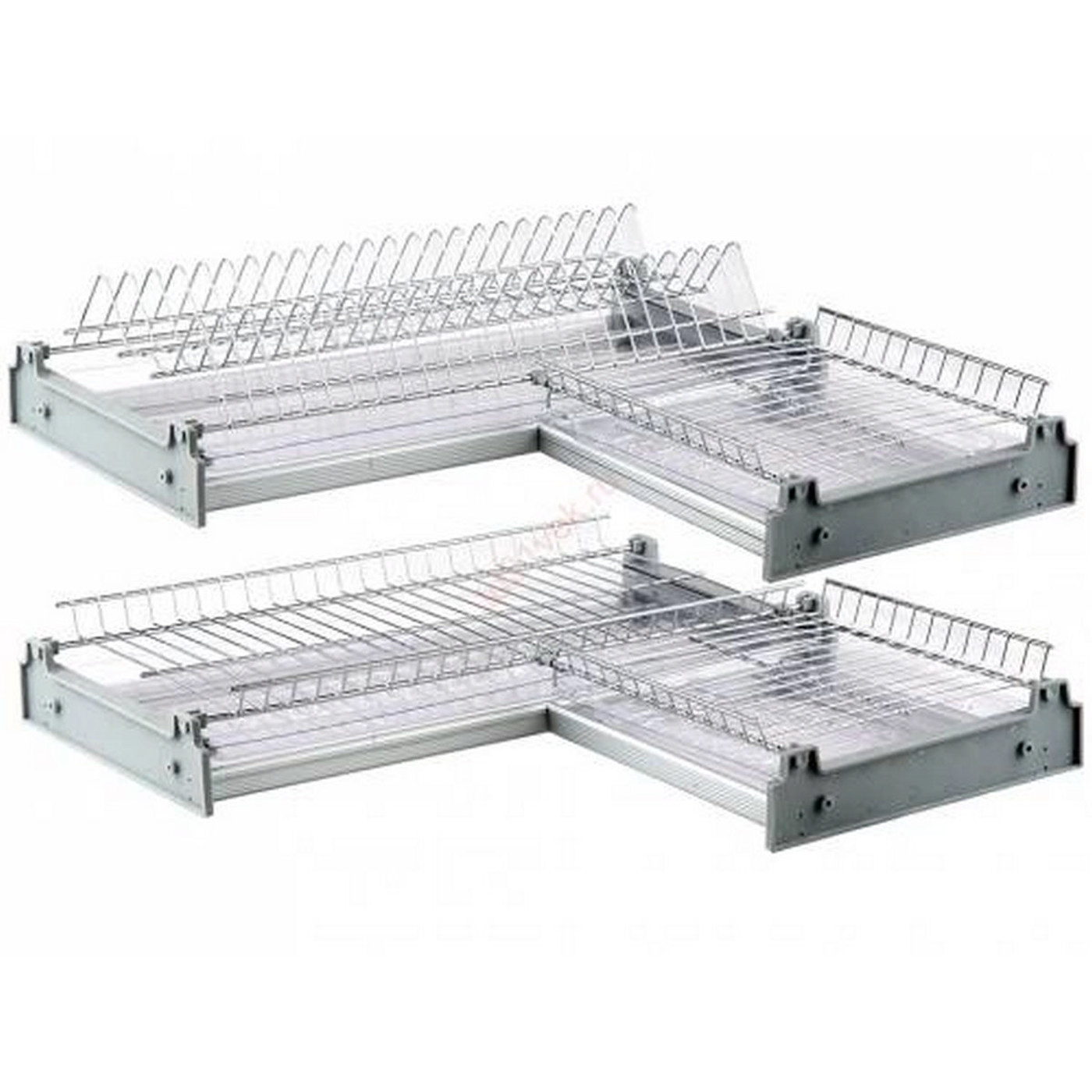 Корзина угловая 600*600 мм Хром AKS 78503