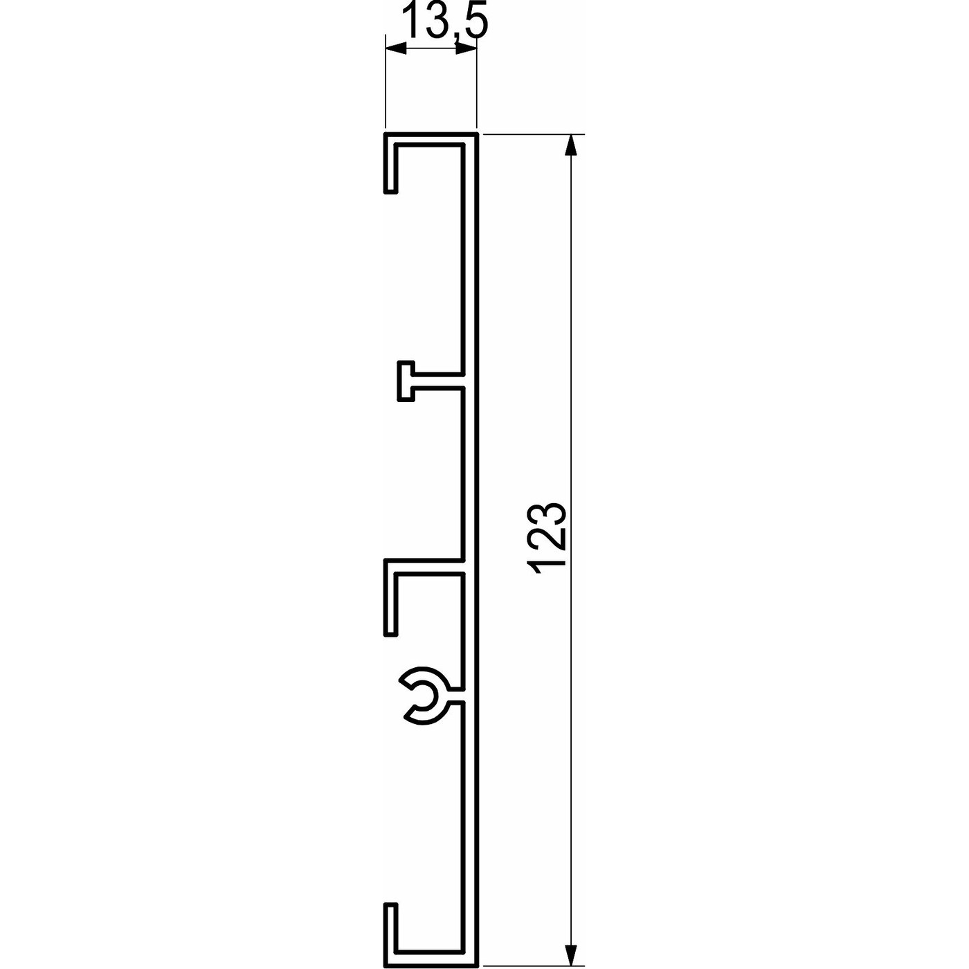 Передний фасад для внутрен. ящика SLIMBOX, L-1100, графит 64616 (снят с пр-ва)