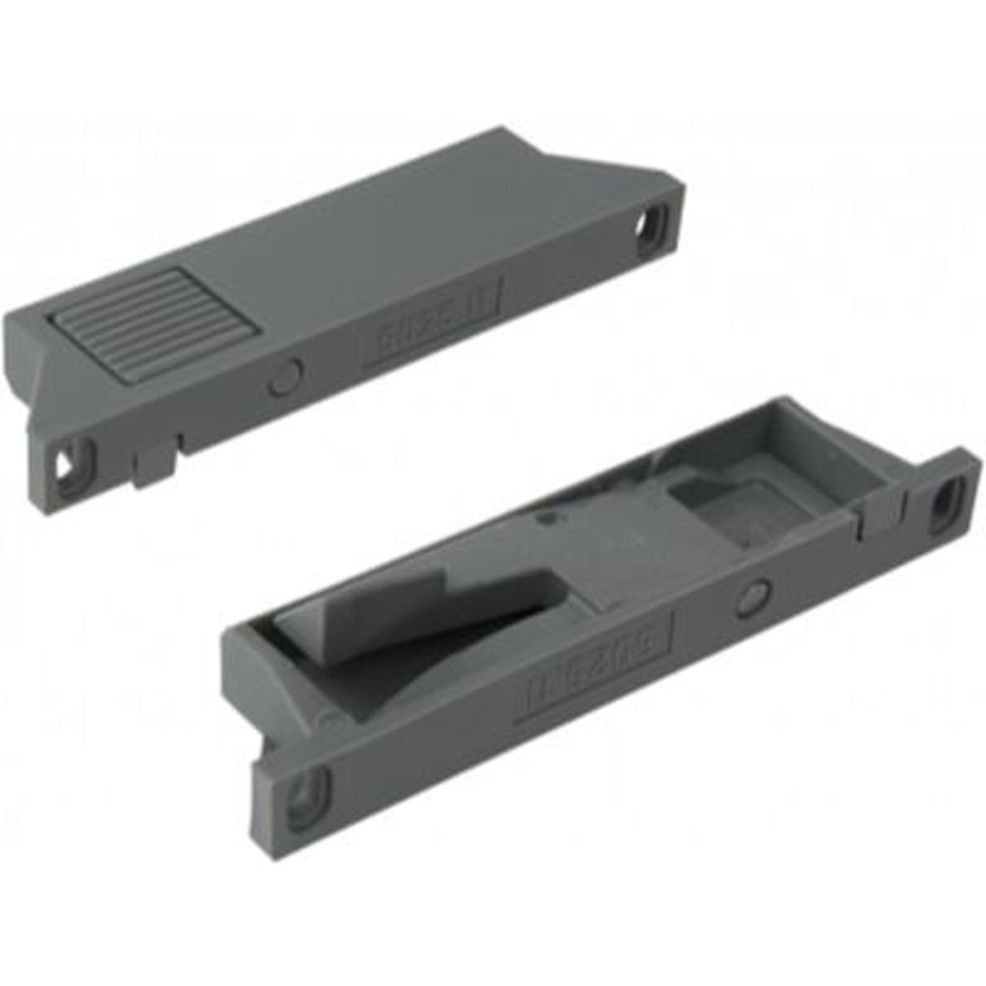 Ручка с поводком 8,5мм для внутренних ящиков, серая AKS  86628