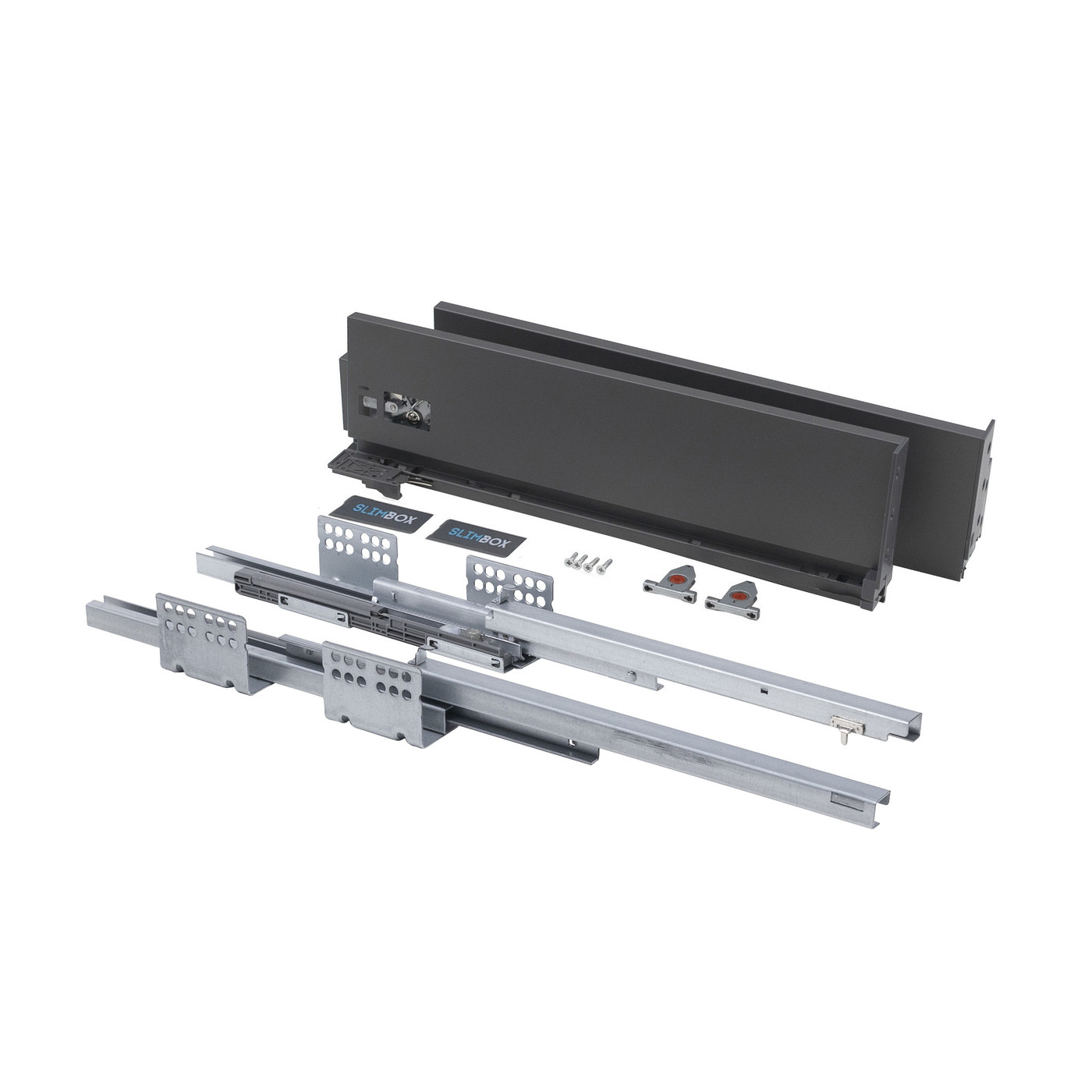 Slimbox 128*350 графит AKS 50805