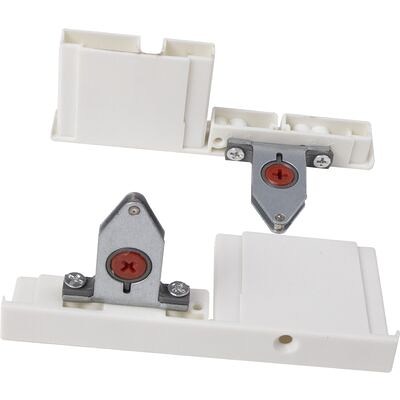 Фасадный крепеж для внутреннего низкого ящика SLIMBOX, белый  64609