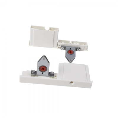 Фасадный крепеж для внутреннего ящика (низкого) Белый AKS 102701